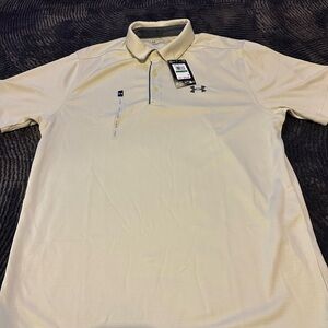 Under Armour Men's Beige Polo Shirt
